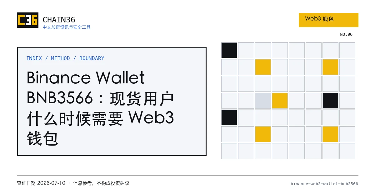 Binance Wallet 与现货账户使用边界